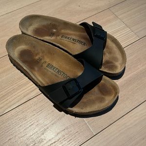 Birkenstock Madrid in Black. Size EU 38 in excellent used condition